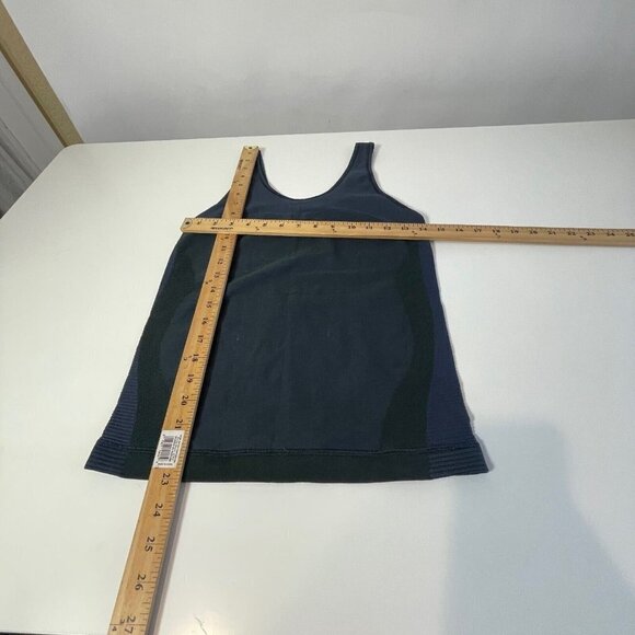 Nike Womens Zone Sculted Athletic Tank Top Navy Blue L Dri-FIT Workout Gym - Picture 9 of 9